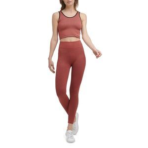 Calvin Klein Performance Ribbed High Waist Full Length Leggings and Bra Set